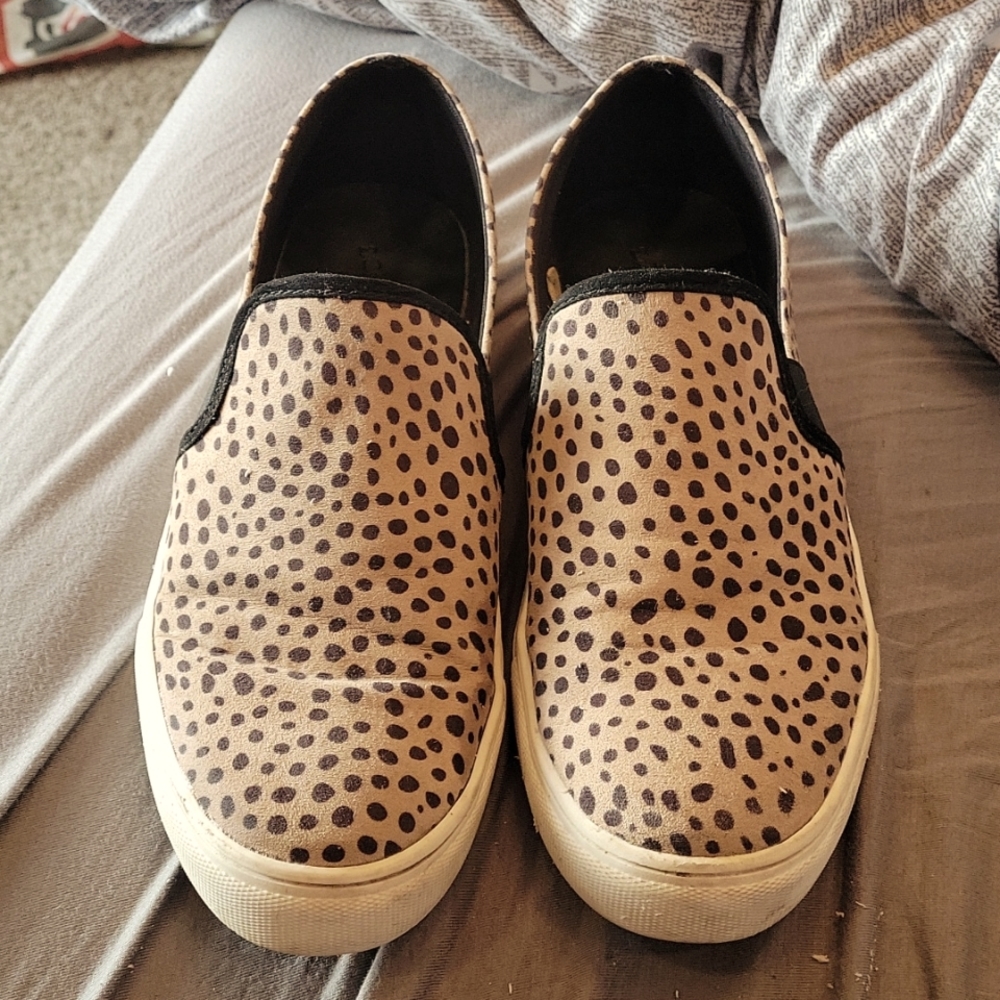 Leopard print sneakers